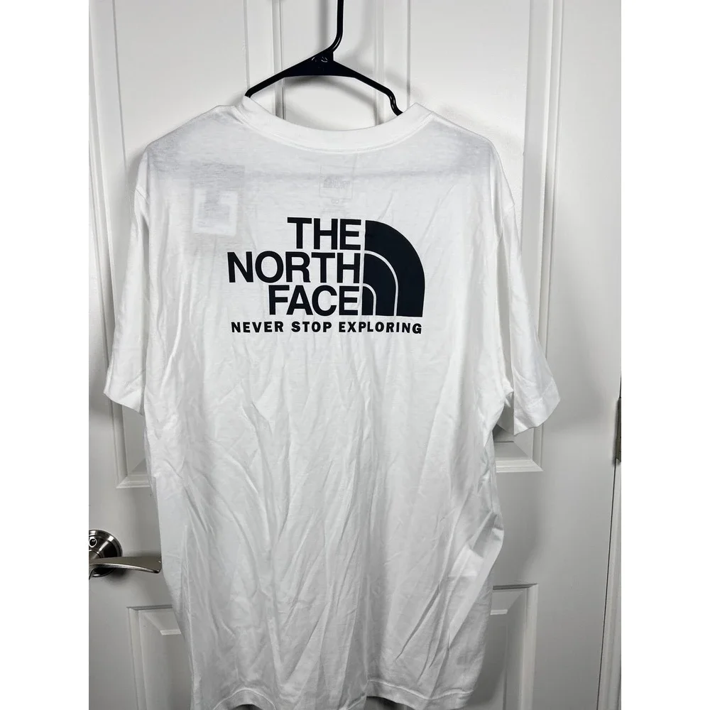 The North Face Mens White Circular Design Graphic T-Shirt XL NWT NF0A811R
